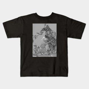 Raven Corvid Dragoon Kids T-Shirt